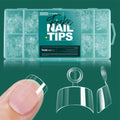 False Nail Tips Full Cover Clear Acrylic Extensions 10/12 Sizes Natural Look DIY Professional Manicure 120/600pcs