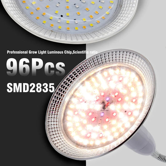 AC85-265V LED Grow Light Full Spectrum For Vegetable Bloom Lamp E27 Plant Bulbs For
