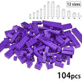 DIY Building Blocks Wall Figures Bricks 1x2 1x3 1x4 L Dots Educational Creative