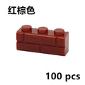 DIY Building Blocks Wall Figures Bricks 1x2 1x3 1x4 L Dots Educational Creative