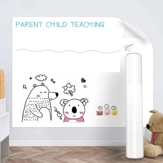 Premium Whiteboard Wall Sticker Static Cling, No Adhesive No Damage To Wall, Easy To