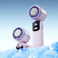 2026 New Semiconductor Refrigeration Handheld Electric Fan High-speed Violent Turbo Fan