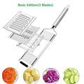 4 in1 Vegetable Slicer Stainless Steel Shredder Cutter Multi-Purpose Vegetable Slicer