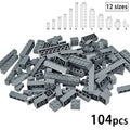 DIY Building Blocks Wall Figures Bricks 1x2 1x3 1x4 L Dots Educational Creative