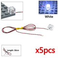 DIY 0.8mm Pin 1x1 1x2 1x4 Length 50cm SMD LED 2835 Remote Control Building Block Flash