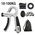 10-100Kg Adjustable Heavy Gripper Fitness Hand Exerciser Grip FatGrip Wrist Increase Strength Spring Finger Pinch Carpal Expande