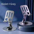 720 Rotate Aluminum Alloy Tablet Holders for IPad Adjustable Folding Lazy Desktop Live