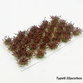 Miniature Flower Grass Model ABS Plant Materials for Diy HO Railway/Building/Garden Sand Table Landscape Diorama Kits