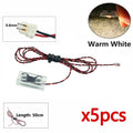DIY 0.8mm Pin 1x1 1x2 1x4 Length 50cm SMD LED 2835 Remote Control Building Block Flash