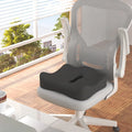 Ergonomic Office Seat Cushion 3-Zone Memory Foam Lumbar Support Pillow Breathable Posture Corrector for Car Office Wheelchair
