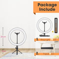 Tripod With LED Ring Light For Phone Tripod Camera Stand Selfie Photography Light LED