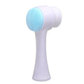 3D Double Sided Silicone Facial Cleansing Brush Soft Bristles Face Washing Tool Gentle Skin Exfoliator Massager For Pore Clean