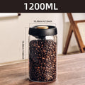 Vacuum Sealed Jar Coffee Bean Storage Bottle Kitchen Food Grain Tea Glass Jar Fresh