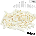 DIY Building Blocks Wall Figures Bricks 1x2 1x3 1x4 L Dots Educational Creative
