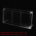 1-12 Slots Transparent Acrylic Display Stand for Pokemon/ Yu-Gi-Oh/NARUTO/One Piece/TCG Cards, Dustproof Polaroid Picture Frame