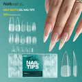 False Nail Tips Full Cover Clear Acrylic Extensions 10/12 Sizes Natural Look DIY Professional Manicure 120/600pcs