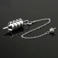 Cone 100% Copper Brass Metal Pendant Pendulum for Divination Dowsing Reiki Healing