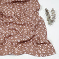 Elinfant 120x110cm Bamboo Cotton Baby Muslin Swaddle Blanket Cute Soft Print Baby Towel