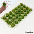 Miniature Flower Grass Model ABS Plant Materials for Diy HO Railway/Building/Garden Sand Table Landscape Diorama Kits