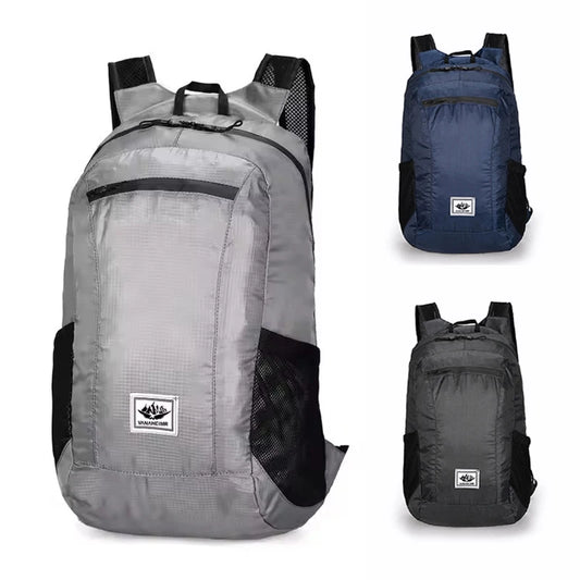 Outdoor Lightweight Travel Bag 20L Large Capacity Foldable Waterproof Backpack for Men