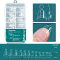Nailpop 120pcs/box Gel X Nail Tips Medium Short Shape Almond/Square/Soft Gel Nail Tips