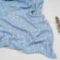 Elinfant 120x110cm Bamboo Cotton Baby Muslin Swaddle Blanket Cute Soft Print Baby Towel