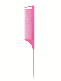 stainless steel pointed tail hair professional hair comb hair brush salon hair styling
