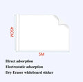 Premium Whiteboard Wall Sticker Static Cling, No Adhesive No Damage To Wall, Easy To