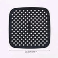 Non Stick Silicone Air Fryer Liner Reusable Cooking Mat for Baking Grilling Oil Tray Protection and Easy Kitchen Cleaning