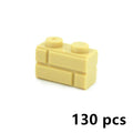 DIY Building Blocks Wall Figures Bricks 1x2 1x3 1x4 L Dots Educational Creative