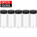 10/1PCS Clear Spices Bottle Salt Pepper Shakers Plastic Barbecue Seasoning Jars Condiment Box Home Kitchen Powder Storage Can