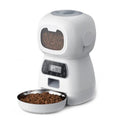 3.5L Automatic Pet Feeder Smart Food Dispenser For Cats Dogs Timer Stainless Steel Bowl