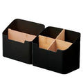 1/2PCS Multifunctional Compartment Storage Box Bamboo Wooden Desktop Organizer Cosmetic