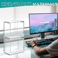 Choose Your Size 5mm Acrylic Stackable Display Case for Booster Box or Elite Trainer Box (ETB), Clear Magnetic Closure Box for