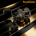 Rooblinos AK Series,7.2:1 Gear Ratio,2+1 Ball Bearing,18LB Max Drag,Baitcasting Reel,For Freshwater Saltwater