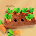 Dog Toys Snuffle Mat for Pet Plush Carrot Toy Mat Innovative Plush Vegetable Field Pull