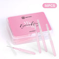 MAYOOC Mini Eyebrow Brush Brow Perm Brush Disposable Brow Lifting Brushes Bendable Micro Eyelash Brush Applicators Tools