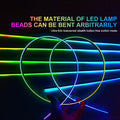 35/75/110cm Led Acrylic Car Ambient Light RGB 64 213 Color Symphony Acrylic APP Streamer Atmosphere Lamp Auto Accessories
