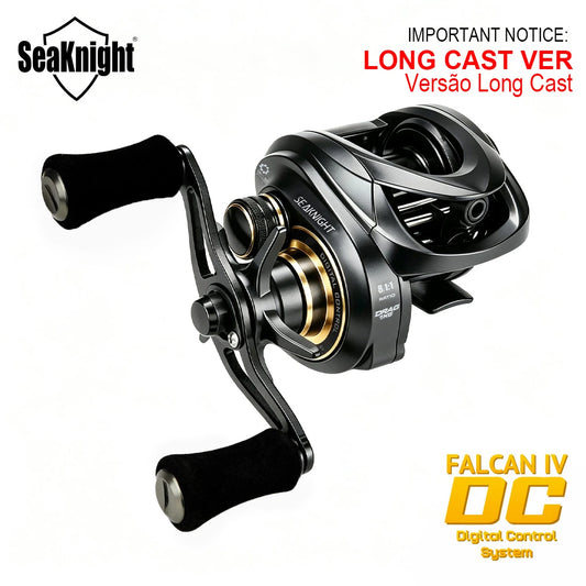 SeaKnight Brand FALCAN IV DC 8.1:1 Series Baitcasting 10+1BB Carbon Fiber Drag System