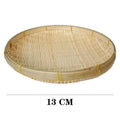 Tray Woven Woven Bamboo Tray Bamboo Round Bamboo Woven Basket Decorative Serving Tray