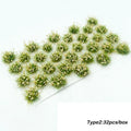 Miniature Flower Grass Model ABS Plant Materials for Diy HO Railway/Building/Garden Sand Table Landscape Diorama Kits