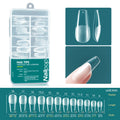 False Nail Tips Full Cover Clear Acrylic Extensions 10/12 Sizes Natural Look DIY Professional Manicure 120/600pcs