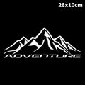 Mountain Adventurer Reflective Car Stickers Truck Automobile Decal Funny Vinyl Vehicle Decoration Motorbike Travel Cross-Country
