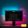 1Set 24/27/32/34" Screen Music Game Sync Gaming Amosphere Ambient Smart TV Monitor LED Strip Backlight Light For Computer Screen