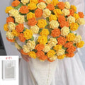 1pcs Rose Blanket Bouquet With Gift Bag Crochet Handmade Blanket of Roses Birthday