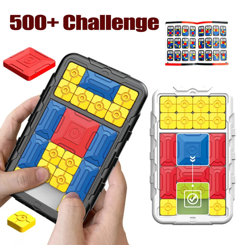 Slide Block Brain Game Challenge Huarong Road Brain Teaser Sliding Puzzles Logical