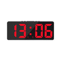 Acrylic/Mirror Digital Alarm Clock Voice Control Snooze Night Mode Table Clock 12/24H