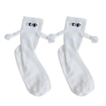 Fashion Magnetic Holding Hands Socks All-match High Elastic Couple Socks For Spring Home
