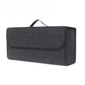Large Car Trunk Storage Bag Soft Felt Organizer Anti-Slip Boot Compartment Accessory for Vehicle Tool And Item Organization