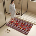 Persian Rug Floor Mat Diatomite Bath Mat Highly Absorbent, Non-Slip, Quick-Drying Bathroom Rug